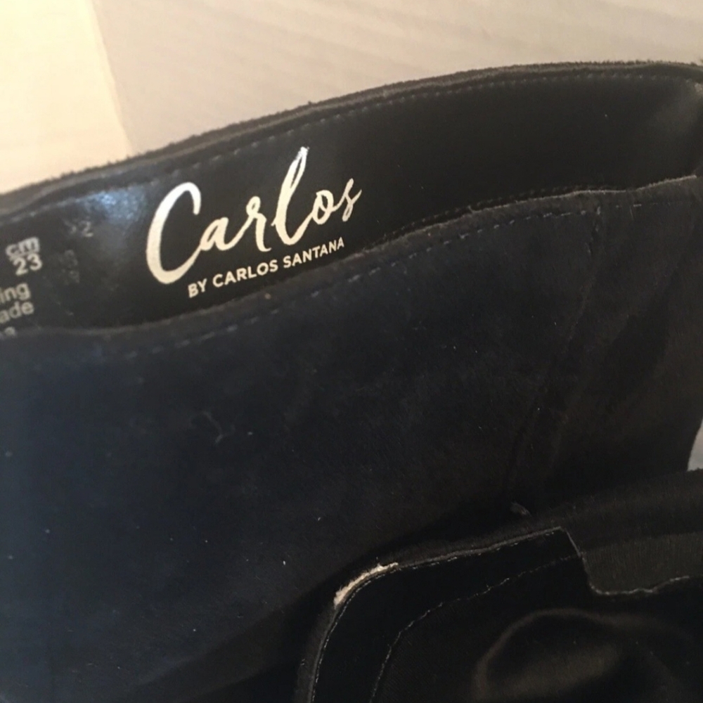 Carlos Santana Knee Slouch Boots Size 6M - Picture 2 of 7